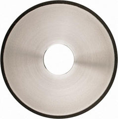 Made in USA - 5" Diam x 1-1/4" Hole x 1/8" Thick, N Hardness, 100 Grit Surface Grinding Wheel - Diamond, Type 1A1, Fine Grade - Best Tool & Supply