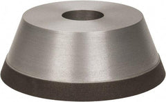 Made in USA - 5" Diam, 1-1/4" Hole Size, 1-3/4" Overall Thickness, 100 Grit, Type 11 Tool & Cutter Grinding Wheel - Fine Grade, Diamond - Best Tool & Supply