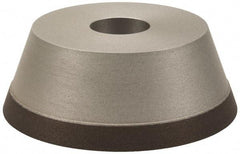 Made in USA - 5" Diam, 1-1/4" Hole Size, 1-3/4" Overall Thickness, 150 Grit, Type 11 Tool & Cutter Grinding Wheel - Very Fine Grade, Diamond - Best Tool & Supply