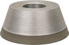 Made in USA - 3-3/4" Diam, 1-1/4" Hole Size, 1-1/2" Overall Thickness, 150 Grit, Type 11 Tool & Cutter Grinding Wheel - Very Fine Grade, Diamond - Best Tool & Supply