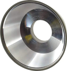 Made in USA - 3-3/4" Diam, 1-1/4" Hole Size, 1-1/2" Overall Thickness, 220 Grit, Type 11 Tool & Cutter Grinding Wheel - Very Fine Grade, Diamond - Best Tool & Supply