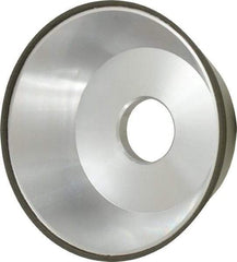 Made in USA - 5" Diam, 1-1/4" Hole Size, 1-3/4" Overall Thickness, 150 Grit, Type 11 Tool & Cutter Grinding Wheel - Very Fine Grade, Diamond - Best Tool & Supply