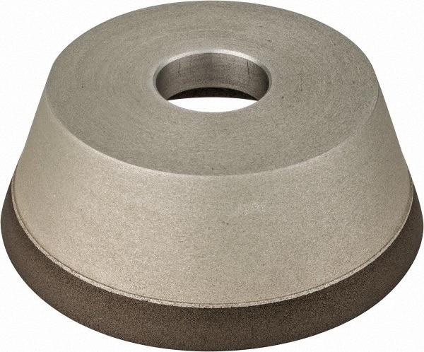 Made in USA - 5" Diam, 1-1/4" Hole Size, 1-3/4" Overall Thickness, 220 Grit, Type 11 Tool & Cutter Grinding Wheel - Very Fine Grade, Diamond - Best Tool & Supply