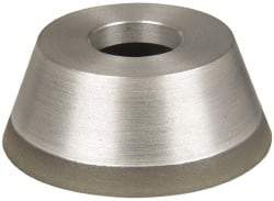 Made in USA - 3-3/4" Diam, 1-1/4" Hole Size, 1-1/2" Overall Thickness, 150 Grit, Type 11 Tool & Cutter Grinding Wheel - Very Fine Grade, CBN - Best Tool & Supply