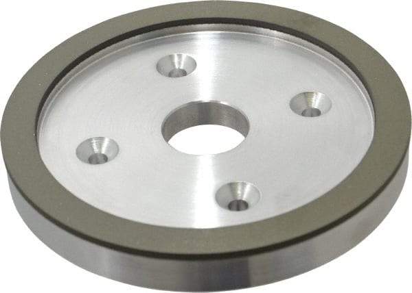 Made in USA - 6" Diam, 1-1/4" Hole Size, 3/4" Overall Thickness, 150 Grit, Type 6 Tool & Cutter Grinding Wheel - Very Fine Grade, Diamond - Best Tool & Supply