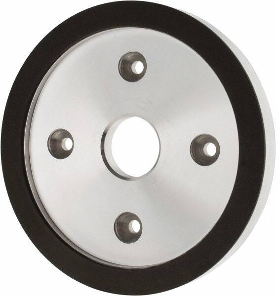 Made in USA - 6" Diam, 1-1/4" Hole Size, 3/4" Overall Thickness, 220 Grit, Type 6 Tool & Cutter Grinding Wheel - Very Fine Grade, Diamond - Best Tool & Supply