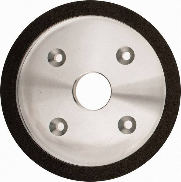 Made in USA - 6" Diam, 1-1/4" Hole Size, 3/4" Overall Thickness, 100 Grit, Type 6 Tool & Cutter Grinding Wheel - Fine Grade, Diamond - Best Tool & Supply