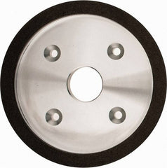 Made in USA - 6" Diam, 1-1/4" Hole Size, 3/4" Overall Thickness, 100 Grit, Type 6 Tool & Cutter Grinding Wheel - Fine Grade, Diamond - Best Tool & Supply