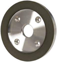 Made in USA - 6" Diam, 1-1/4" Hole Size, 3/4" Overall Thickness, 150 Grit, Type 6 Tool & Cutter Grinding Wheel - Very Fine Grade, Diamond - Best Tool & Supply