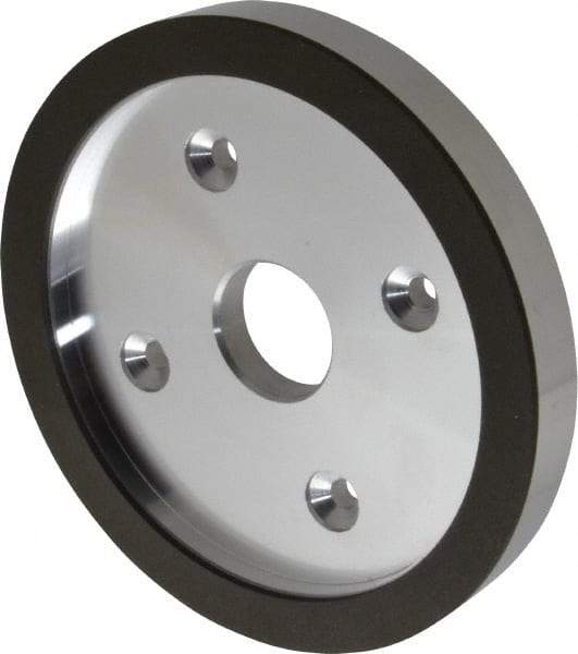 Made in USA - 6" Diam, 1-1/4" Hole Size, 3/4" Overall Thickness, 150 Grit, Type 6 Tool & Cutter Grinding Wheel - Very Fine Grade, Diamond - Best Tool & Supply