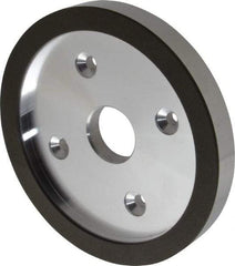 Made in USA - 6" Diam, 1-1/4" Hole Size, 3/4" Overall Thickness, 150 Grit, Type 6 Tool & Cutter Grinding Wheel - Very Fine Grade, Diamond - Best Tool & Supply