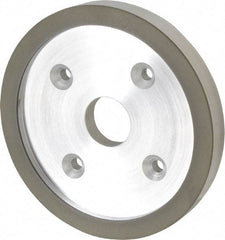 Made in USA - 6" Diam, 1-1/4" Hole Size, 3/4" Overall Thickness, 220 Grit, Type 6 Tool & Cutter Grinding Wheel - Very Fine Grade, Diamond - Best Tool & Supply