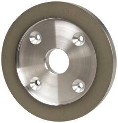 Made in USA - 6" Diam, 1-1/4" Hole Size, 3/4" Overall Thickness, 150 Grit, Type 6 Tool & Cutter Grinding Wheel - Very Fine Grade, Diamond - Best Tool & Supply