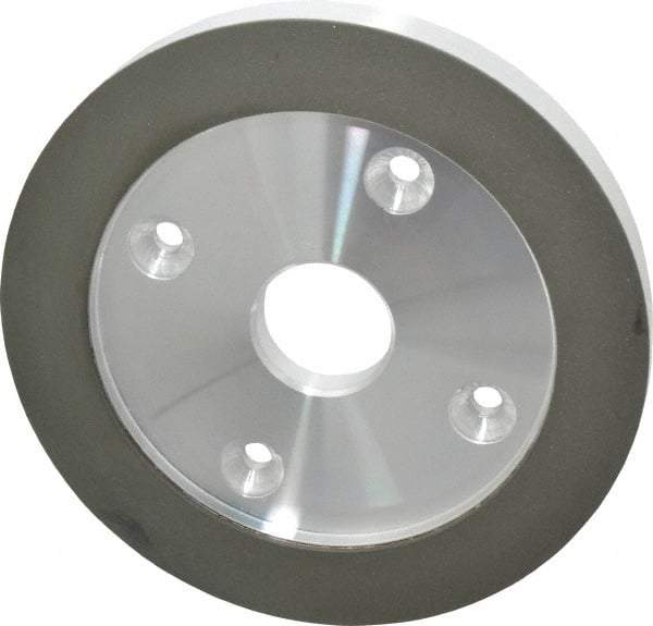 Made in USA - 6" Diam, 1-1/4" Hole Size, 3/4" Overall Thickness, 220 Grit, Type 6 Tool & Cutter Grinding Wheel - Very Fine Grade, Diamond - Best Tool & Supply