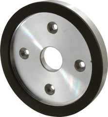 Made in USA - 6" Diam, 1-1/4" Hole Size, 3/4" Overall Thickness, 150 Grit, Type 6 Tool & Cutter Grinding Wheel - Very Fine Grade, Diamond - Best Tool & Supply