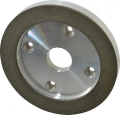 Made in USA - 6" Diam, 1-1/4" Hole Size, 3/4" Overall Thickness, 100 Grit, Type 6 Tool & Cutter Grinding Wheel - Fine Grade, Diamond - Best Tool & Supply