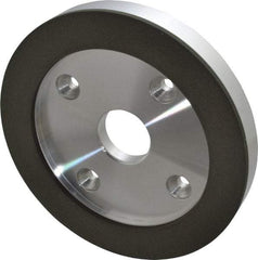 Made in USA - 6" Diam, 1-1/4" Hole Size, 3/4" Overall Thickness, 150 Grit, Type 6 Tool & Cutter Grinding Wheel - Very Fine Grade, Diamond - Best Tool & Supply