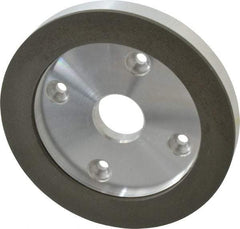 Made in USA - 6" Diam, 1-1/4" Hole Size, 3/4" Overall Thickness, 220 Grit, Type 6 Tool & Cutter Grinding Wheel - Very Fine Grade, Diamond - Best Tool & Supply