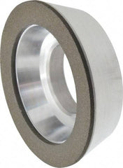 Made in USA - 3" Diam, 1-1/4" Hole Size, 7/8" Overall Thickness, 100 Grit, Type 11 Tool & Cutter Grinding Wheel - Fine Grade, Diamond - Best Tool & Supply