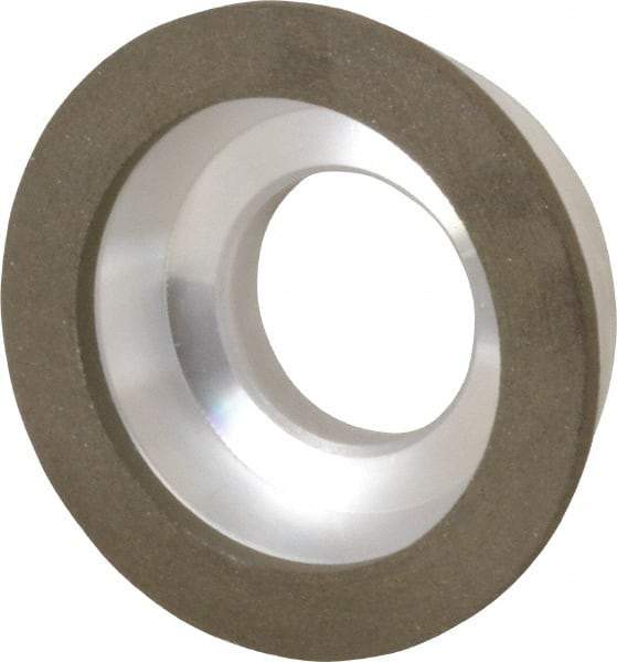 Made in USA - 3" Diam, 1-1/4" Hole Size, 7/8" Overall Thickness, 100 Grit, Type 11 Tool & Cutter Grinding Wheel - Fine Grade, Diamond - Best Tool & Supply