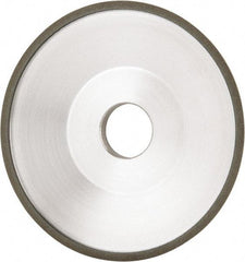 Made in USA - 6" Diam, 1-1/4" Hole Size, 1" Overall Thickness, 100 Grit, Type 12 Tool & Cutter Grinding Wheel - Fine Grade, Diamond - Best Tool & Supply