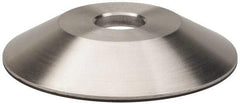 Made in USA - 6" Diam, 1-1/4" Hole Size, 1" Overall Thickness, 220 Grit, Type 12 Tool & Cutter Grinding Wheel - Very Fine Grade, Diamond - Best Tool & Supply