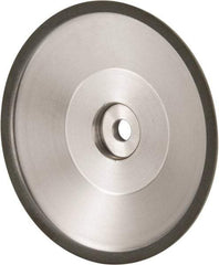 Made in USA - 6" Diam, 1-1/4" Hole Size, 1" Overall Thickness, 150 Grit, Type 12 Tool & Cutter Grinding Wheel - Very Fine Grade, Diamond - Best Tool & Supply