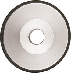 Made in USA - 6" Diam, 1-1/4" Hole Size, 1" Overall Thickness, 150 Grit, Type 12 Tool & Cutter Grinding Wheel - Very Fine Grade, Diamond - Best Tool & Supply