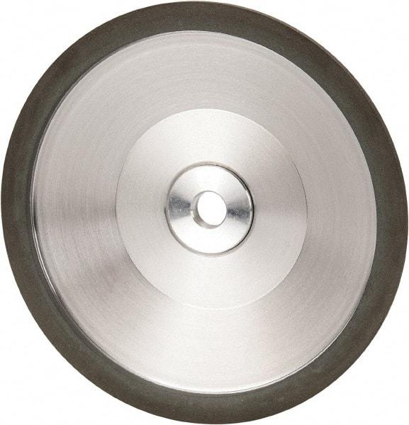 Made in USA - 6" Diam, 1-1/4" Hole Size, 1" Overall Thickness, 220 Grit, Type 12 Tool & Cutter Grinding Wheel - Very Fine Grade, Diamond - Best Tool & Supply