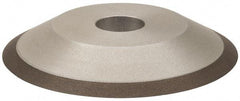 Made in USA - 6" Diam, 1-1/4" Hole Size, 3/4" Overall Thickness, 100 Grit, Type 12 Tool & Cutter Grinding Wheel - Fine Grade, Diamond - Best Tool & Supply