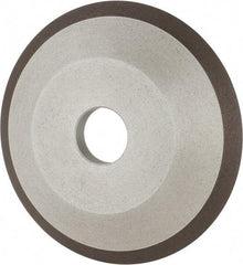 Made in USA - 6" Diam, 1-1/4" Hole Size, 3/4" Overall Thickness, 150 Grit, Type 12 Tool & Cutter Grinding Wheel - Very Fine Grade, Diamond - Best Tool & Supply