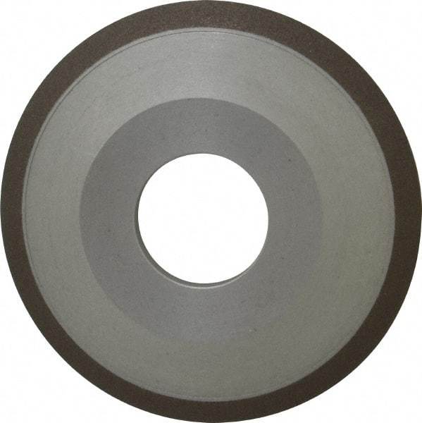 Made in USA - 4" Diam, 1-1/4" Hole Size, 1/2" Overall Thickness, 150 Grit, Type 12 Tool & Cutter Grinding Wheel - Very Fine Grade, Diamond - Best Tool & Supply