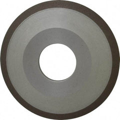 Made in USA - 4" Diam, 1-1/4" Hole Size, 1/2" Overall Thickness, 150 Grit, Type 12 Tool & Cutter Grinding Wheel - Very Fine Grade, Diamond - Best Tool & Supply