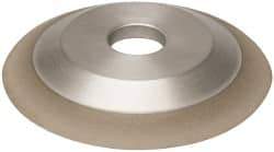 Made in USA - 6" Diam, 1-1/4" Hole Size, 3/4" Overall Thickness, 100 Grit, Type 12 Tool & Cutter Grinding Wheel - Fine Grade, Diamond - Best Tool & Supply