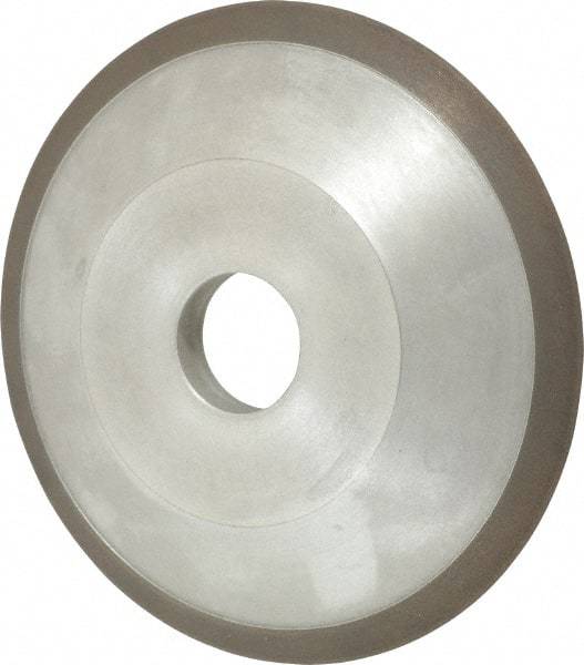 Made in USA - 6" Diam, 1-1/4" Hole Size, 3/4" Overall Thickness, 150 Grit, Type 12 Tool & Cutter Grinding Wheel - Very Fine Grade, Diamond - Best Tool & Supply