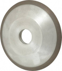 Made in USA - 6" Diam, 1-1/4" Hole Size, 3/4" Overall Thickness, 150 Grit, Type 12 Tool & Cutter Grinding Wheel - Very Fine Grade, Diamond - Best Tool & Supply