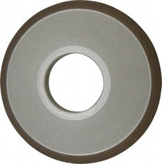 Made in USA - 3-1/2" Diam, 1-1/4" Hole Size, 3/4" Overall Thickness, 150 Grit, Type 15 Tool & Cutter Grinding Wheel - Very Fine Grade, Diamond - Best Tool & Supply