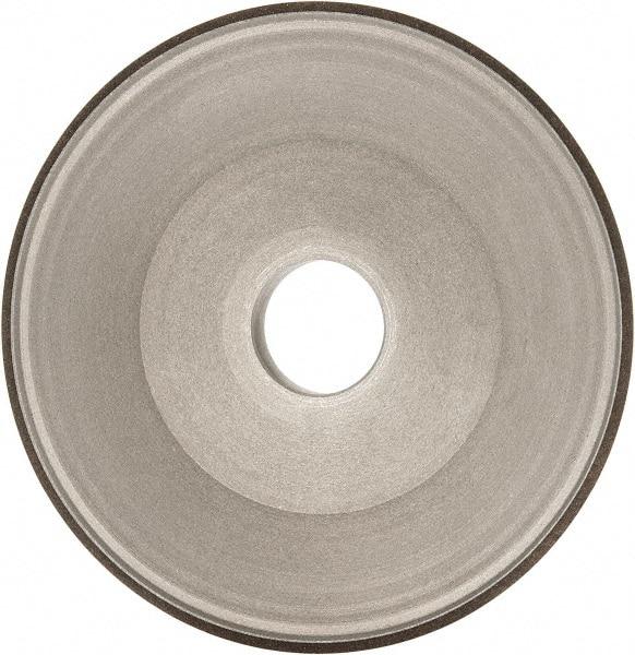 Made in USA - 6" Diam, 1-1/4" Hole Size, 3/4" Overall Thickness, 100 Grit, Type 15 Tool & Cutter Grinding Wheel - Fine Grade, Diamond - Best Tool & Supply