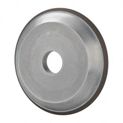 Made in USA - 6" Diam, 1-1/4" Hole Size, 3/4" Overall Thickness, 220 Grit, Type 15 Tool & Cutter Grinding Wheel - Very Fine Grade, Diamond - Best Tool & Supply