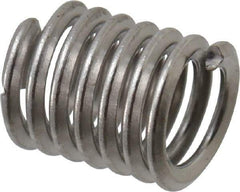 Heli-Coil - #6-32 UNC, 0.276" OAL, Free Running Helical Insert - 6-7/8 Free Coils, Tanged, 18-8 Stainless Steel, 2D Insert Length - Best Tool & Supply