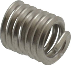 Heli-Coil - Single Insert, #4-40 UNC, 2D, Nitronic 60 Stainless Steel Screw Locking Insert - 6-3/4 Free Coils, 0.224 Inch Overall Length, 0.144 to 0.159 Inch Outside Diameter, with Tang, 18-8 Material Grade - Exact Industrial Supply