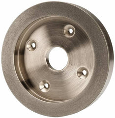 Made in USA - 6" Diam, 1-1/4" Hole Size, 1" Overall Thickness, 220 Grit, Tool & Cutter Grinding Wheel - Fine Grade, Diamond - Best Tool & Supply