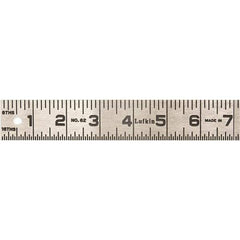 Lufkin - Steel Rules Length (Inch): 72 Graduation Style: Inch - Best Tool & Supply