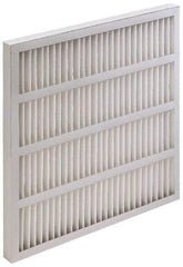 Value Collection - 20" Noml Height x 25" Noml Width x 3-3/4" Noml Depth, 35 to 45% Capture Efficiency, Wireless Pleated Air Filter - MERV 8, Synthetic, Beverage Board Frame, 625 Max FPM, 2,170 CFM, For Heating & Air Conditioning Units - Best Tool & Supply