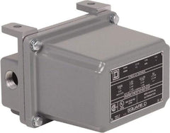 Square D - 4 NEMA Rated, DPST-DB, Float Switch Pressure and Level Switch - 575 VAC, Line-Load-Load-Line Terminal - Best Tool & Supply