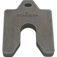 Maudlin Products - Metal Shim Stock Type: Slotted Shim Material: Stainless Steel - Best Tool & Supply