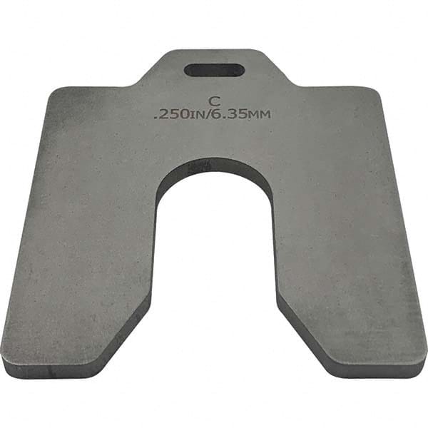 Maudlin Products - Metal Shim Stock Type: Slotted Shim Material: Stainless Steel - Best Tool & Supply