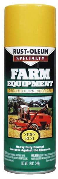 Rust-Oleum - Orange (Allis Chalmers), Gloss, Enamel Spray Paint - 8 to 10 Sq Ft per Can, 12 oz Container, Use on Farm & Equipment Paint - Best Tool & Supply