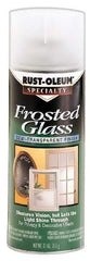 Rust-Oleum - 12 oz Frosted Glass Flat Finish Alkyd Enamel Paint - 8 to 10 Sq Ft per Gal, Interior, Direct to Metal - Best Tool & Supply