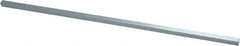 Precision Brand - 12" Long x 1/4" High x 1/4" Wide, Zinc-Plated Key Stock - Low Carbon Steel - Best Tool & Supply